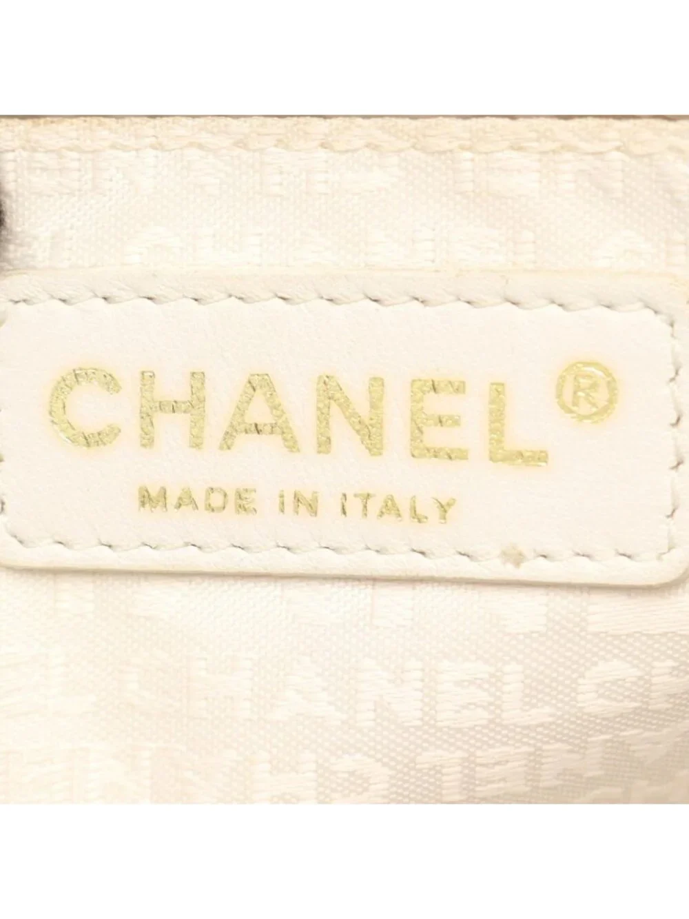 Chanel Tote Bag Window Line Black White Canvas Windows Mademoiselle